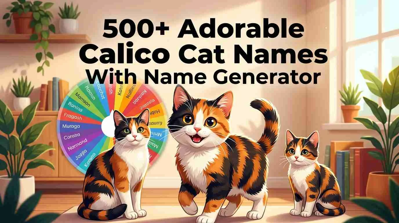 Adorable Calico Cat Names With Name Generator