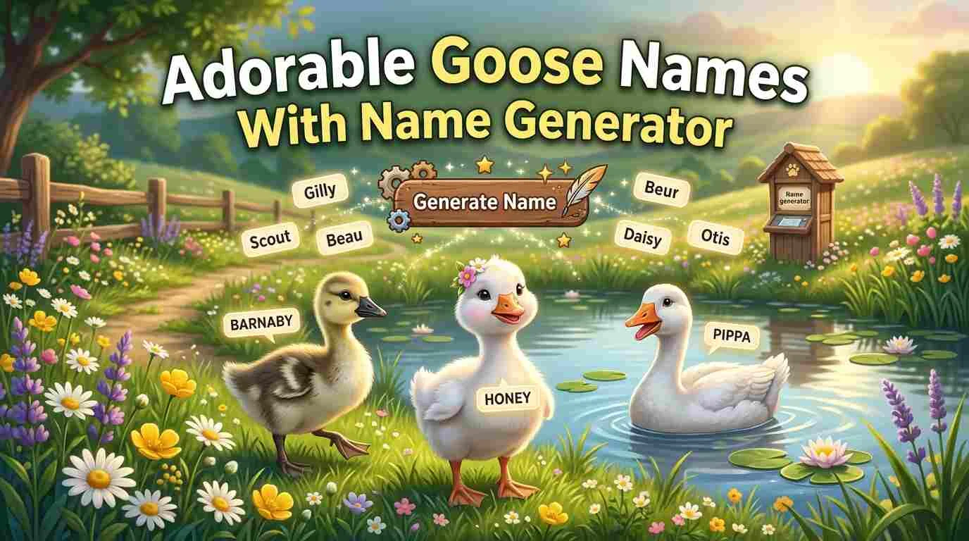 Adorable Goose Names With Name Generator