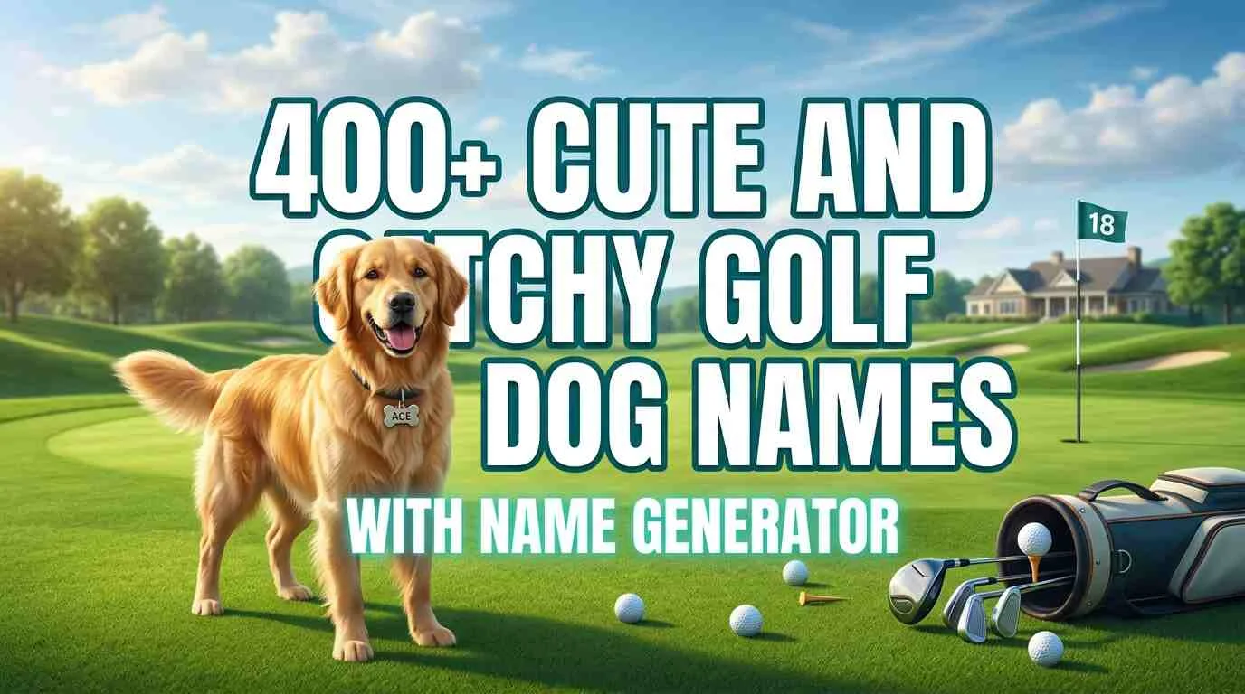 Cute and Catchy Golf Dog Names With Name Generator