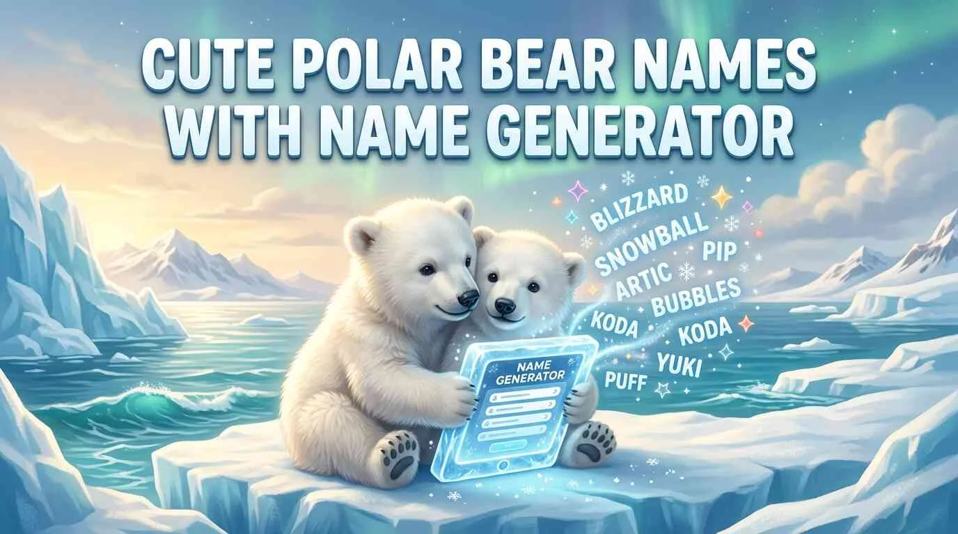 Cute Polar Bear Names With Name Generator