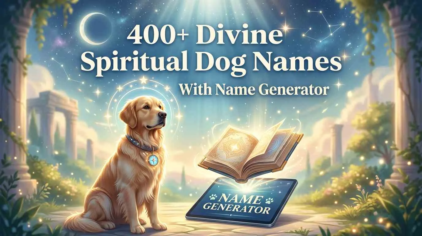 Divine Spiritual Dog Names With Name Generator