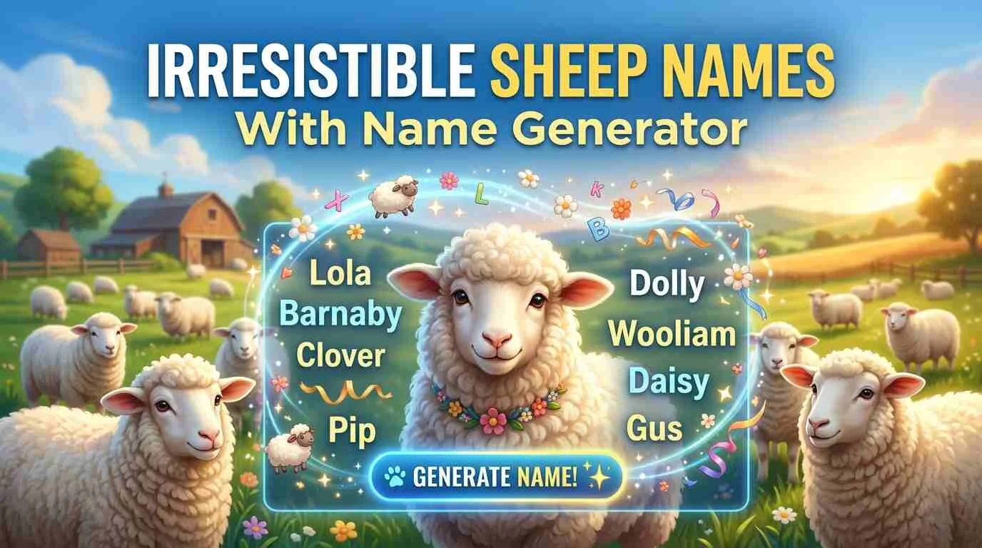 Irresistible Sheep Names With Name Generator