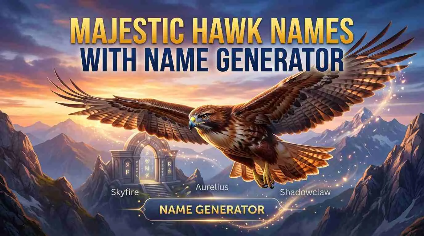 Majestic Hawk Names With Name Generator