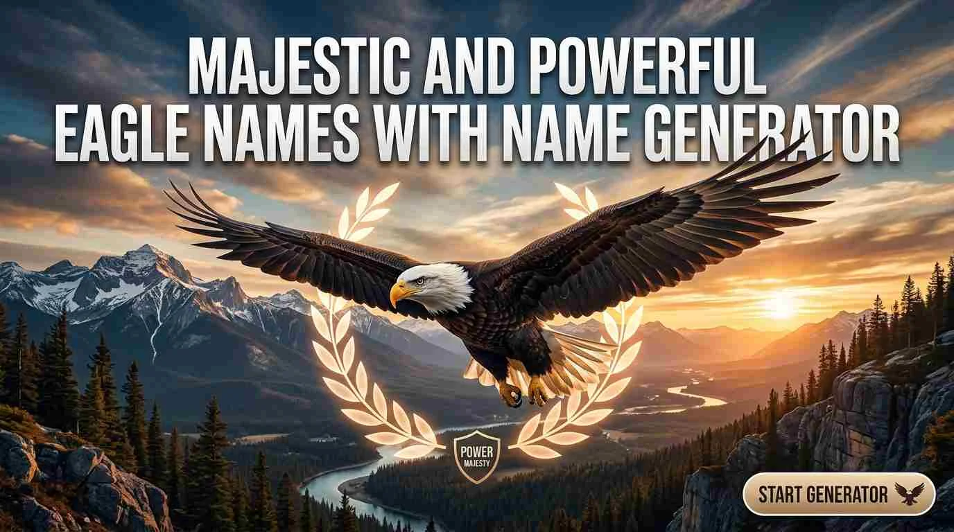 Majestic and Powerful Eagle Names With Name Generator