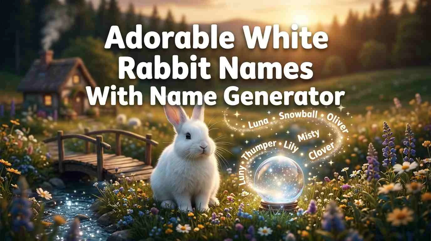 White Rabbit Names With a Name Generator