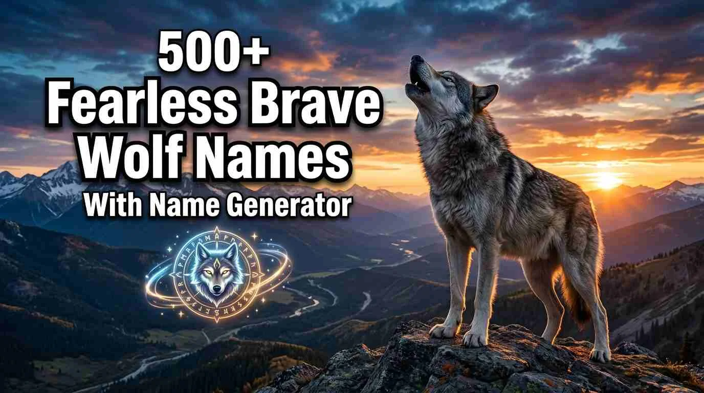 Brave Wolf Names With Name Generator