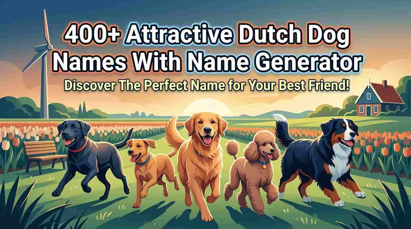 Attractive Dutch Dog Names With a Name Generator