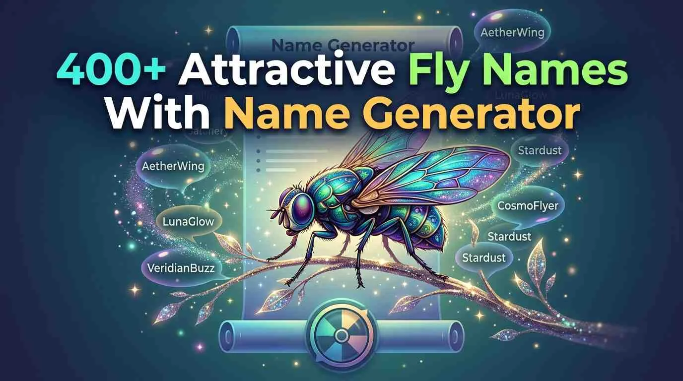Attractive Fly Names With Name Generator