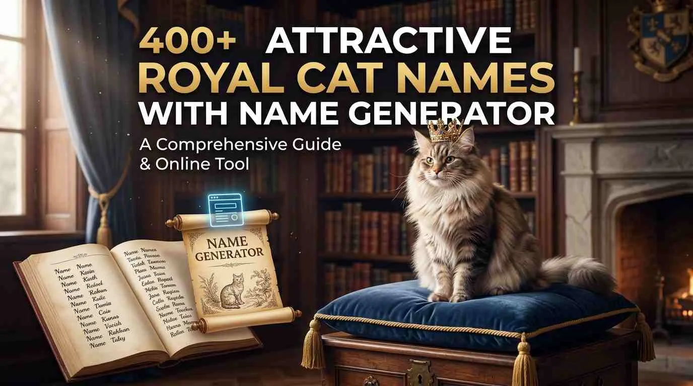 Attractive Royal Cat Names With Name Generator