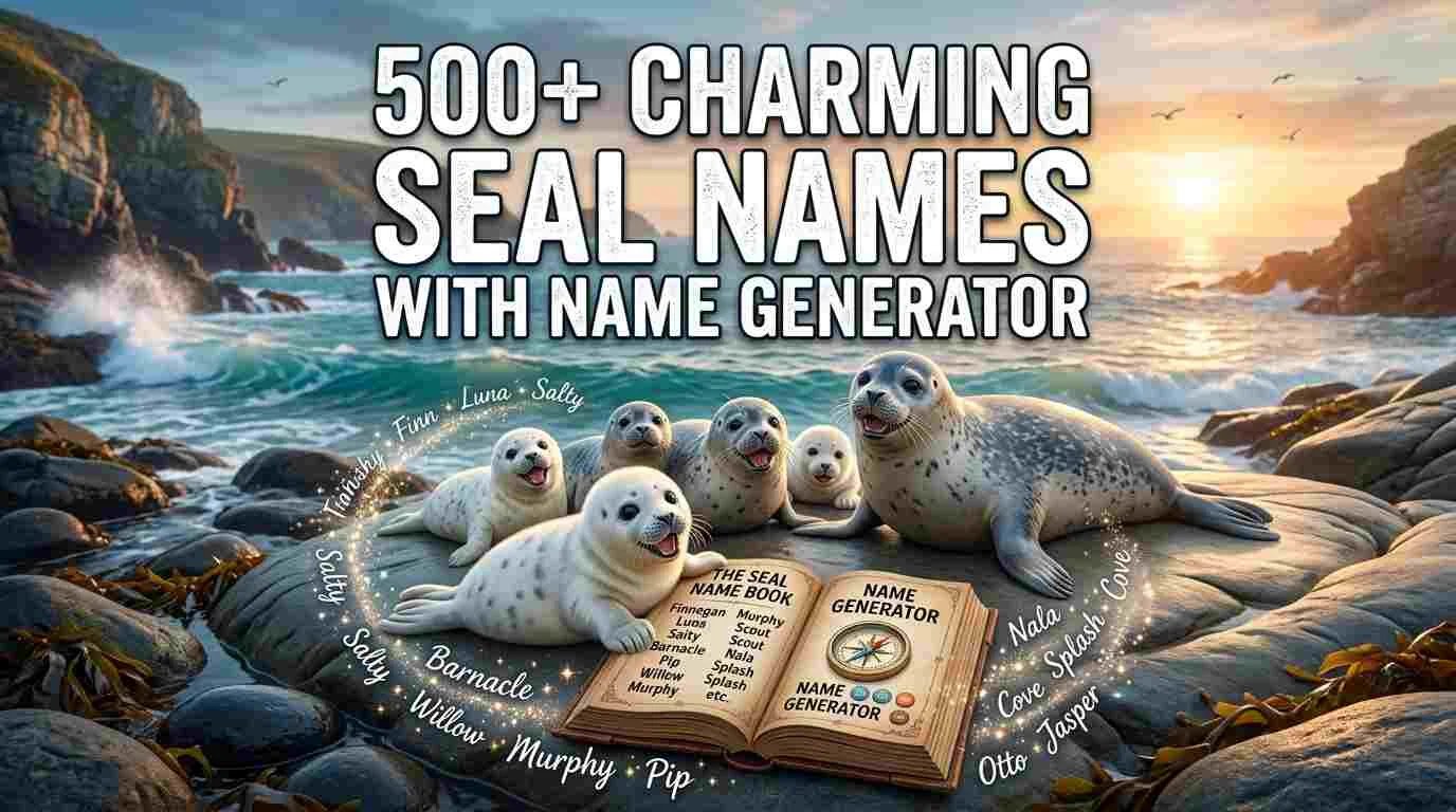 Charming Seal Names With Name Generator
