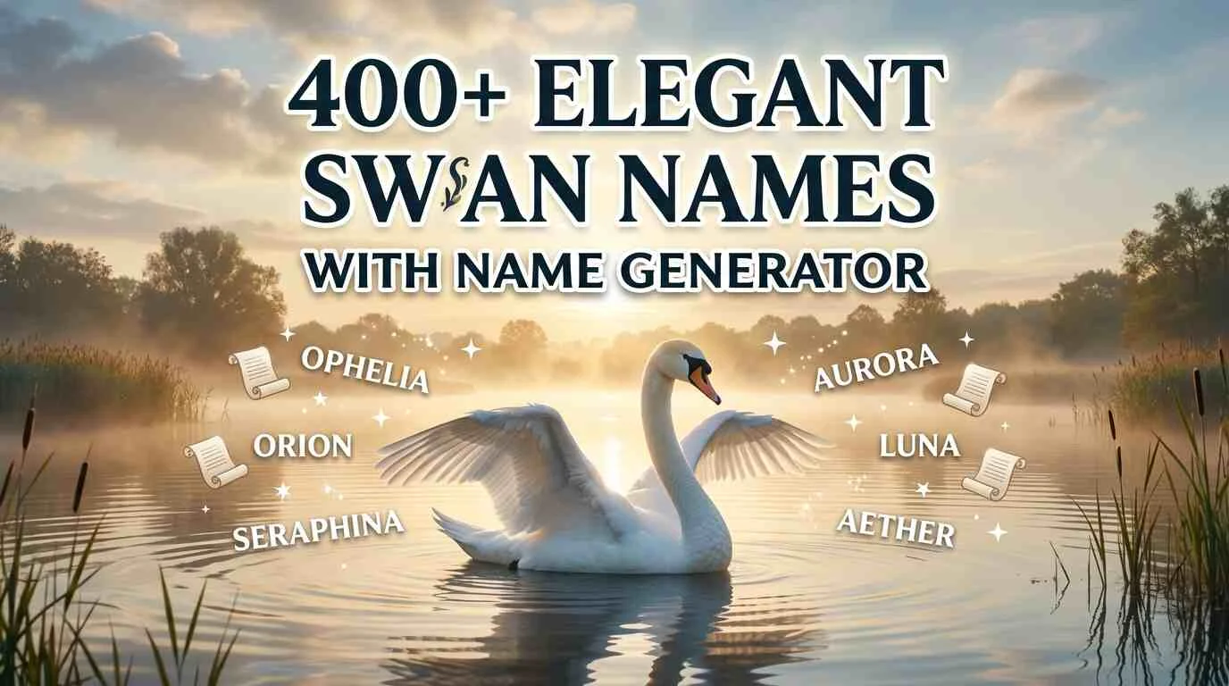 Elegant Swan Names With Name Generator