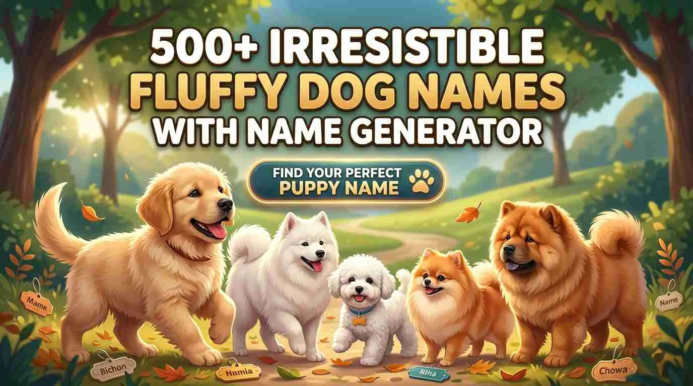 Irresistible Fluffy Dog Names With Name Generator