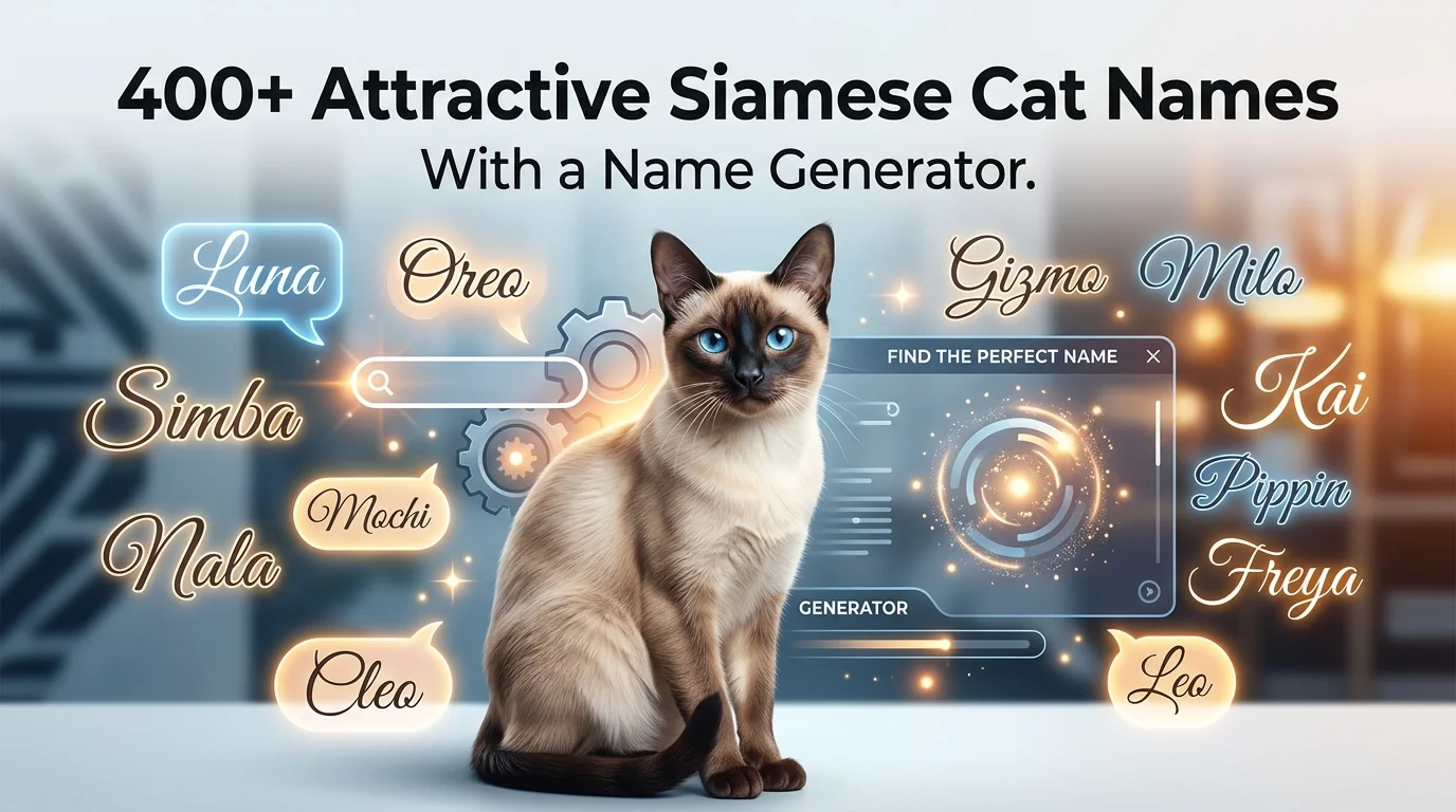 Attractive Siamese Cat Names With a Name Generator