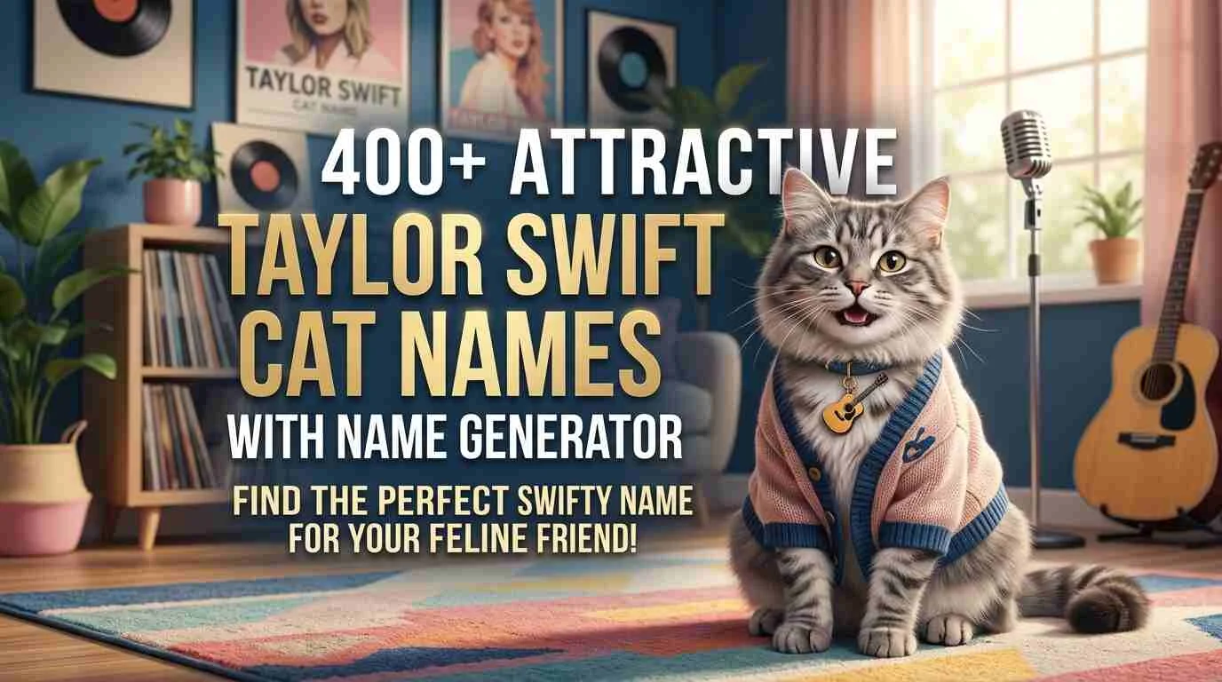 Attractive Taylor Swift Cat Names With Name Generator